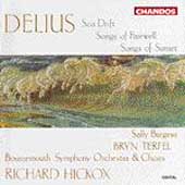 Delius: Sea Drift, Songs of Sunset, etc / Hickox, Terfel