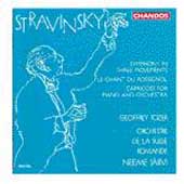 Stravinsky: Symphony in 3 Movments, Capriccio / Neeme Jaervi
