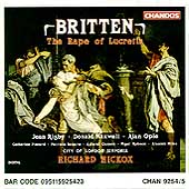 Britten: The Rape of Lucretia / Hickox, Rigby, Maxwell, Opie