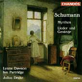 Schumann: Myrthen, etc / Dawson, Partridge, Drake
