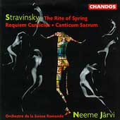 Stravinsky: The Rite of Spring, etc / Jaervi, Suisse Romande