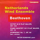 Beethoven: Symphony no 7, etc / Donohoe, Netherlands Wind En