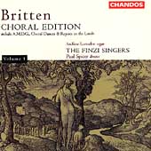 Britten: Choral Edition Vol 1 / Spicer, The Finzi Singers