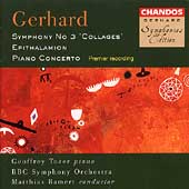 Gerhard: Symphony no 3, Concerto for Piano / Bamert, et al