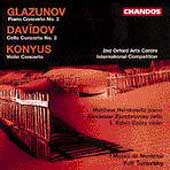 Glazunov, Davidov, Konyus: Concertos / Yuli Turovsky