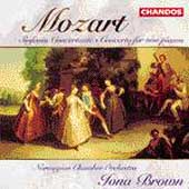 Mozart: Sinfonia Concertante, Concerto / Iona Brown, et al