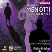 Menotti: The Consul / Hickox, Bullock, Spoleto Festival Menotti: The Consul / Hickox, Bullock, Spoleto Festival