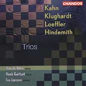 Kahn, Klughardt, Loeffler, Hindemith: Trios /de Vries, et al