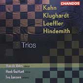 Kahn, Klughardt, Loeffler, Hindemith: Trios /de Vries, et al Kahn, Klughardt, Loeffler, Hindemith: Trios /de Vries, et al