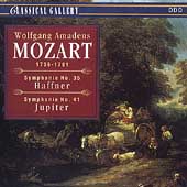 Mozart: Symphonies no 35 "Haffner" & 41 "Jupiter"