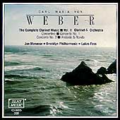 Weber: Clarinet Music Vol 2 / Manasse, Foss, Brooklyn PO