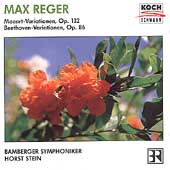 Reger: Mozart & Beethoven Variations / Stein, Bamberg SO