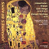 Brahms: Liebeslieder-Walzer, Walzer Op 39 / Paratore, et al Brahms: Liebeslieder-Walzer, Walzer Op 39 / Paratore, et al