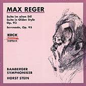 Reger: Suite in Olden Style, Serenade / Stein, Bamberg SO