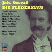 Strauss: Die Fledermaus / Rosbaud, Eipperle, Beilke, et al