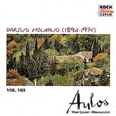 Milhaud Vol 8 - Music for Winds / Aulos Wind Quintet