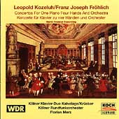 Kozeluch, Froehlich: Concertos for Piano Four Hands / Merz
