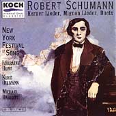 Schumann: Kerner Lieder, etc / Hunt, Ollman, Barret Schumann: Kerner Lieder, etc / Hunt, Ollman, Barret