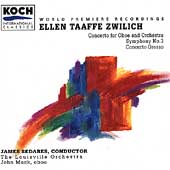Zwilich: Symphony no 3, Oboe Concerto, etc / Sedares, Mack