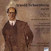 Schoenberg Vol VII: Cello Concerto etc / Craft, Sherry, PO et al