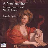 A New Sappho - Strozzi, Fontei / Favella Lyrica, Lewis, Haas A New Sappho - Strozzi, Fontei / Favella Lyrica, Lewis, Haas
