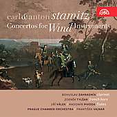 C.Stamitz: Clarinet Concerto (4/15-17/1987), Horn Concerto; A.Stamitz: Sinfonia Concertante (7/1/1991) / Bohuslav Zahradnik(cl), Zdenek Tylsar(hrn), Frantisek Vajnar(cond), Prague Chamber Orchestra, etc