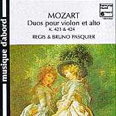 Mozart: Duos pour violon et alto / Regis & Bruno Pasquier