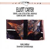 Carter: Triple Duo, Pastorale etc / Holliger, Contrechamps Carter: Triple Duo, Pastorale etc / Holliger, Contrechamps