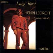 Rossi: Arias / Henri Ledroit
