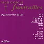 Pieces d'Orque pour des Funerailles - Bach, Barie