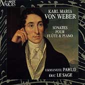Weber: Sonates pour Flute et Piano / Pahud, Le Sage