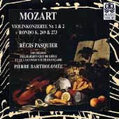 Mozart: Violin Concertos, etc / Pasquier, Bartholomee, et al