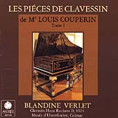 L. Couperin: Harpsichord Works, Vol 1