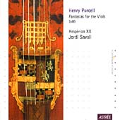 Alia vox Heritage - Vol 2, Purcell: Fantasias for the Viols 1680 / Savall, Hesperion XX