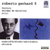 Roberto Gerhard 5 - Pandora, Soirees de Barcelone, Ariel