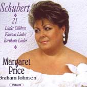 Schubert: 21 Famous Lieder / Price, Johnson