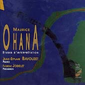Ohana: Douze Etudes d'interpretation pour piano / Bavouzet, Jodelet