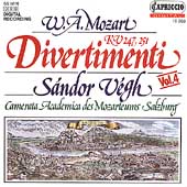 Mozart: Divertimenti K 247 and K 251 / Sandor Vegh(cond), Salzburg Mozarteum Camerata Academica