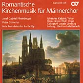 Romantische Kirchenmusik fuer Maennerchor