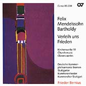 Mendelssohn: Church Music Vol 6 - Verleih uns Frieden