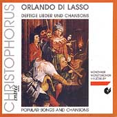 Orlando Di Lasso - Popular Songs and Chansons