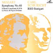 Carl Schuricht - Mozart: Symphony no 40, etc / Stuttgart