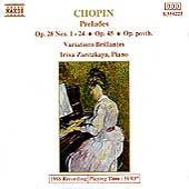 Chopin: Preludes, etc / Irina Zaritzkaya