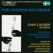 現代スウェーデンのリコーダー協奏曲＠ラウリン（ｂｆ）ヴィレーン／スンスヴァルｃｏ．