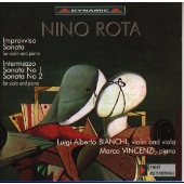 ニーノ ロータ：ヴァイオリン，ヴィオラのための作品全集