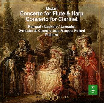 モーツァルト: フルートとハープのための協奏曲, クラリネット協奏曲