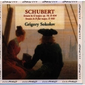シューベルト：ピアノ ソナタ第１８番 第２１番＠ソコロフ（ｐ）