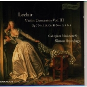 ルクレール: ヴァイオリン協奏曲集 Vol.3