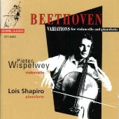 ベートーヴェン：チェロとピアノのための変奏曲集:ピーター・ウィスペルウェイ