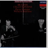 ヴィルヘルム・バックハウス/不滅のバックハウス1000: ブラームス:チェロ・ソナタ第1・2番＜限定盤＞
